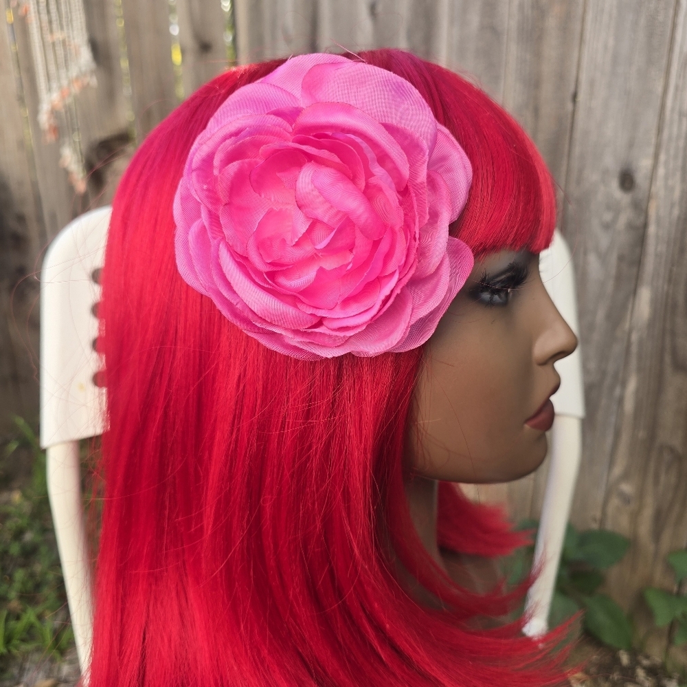 Pink Floral Hair Accessory